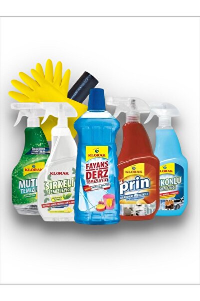 Klorak Avantajlı Bahar Temizlik Seti Mutfak Temizliği