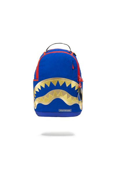 Sprayground المال الأصلي يركل فم القرش الذهبي
