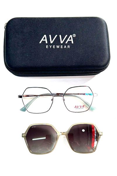 Avva 5603 C5 Polarized Clip-On Women's Sunglasses