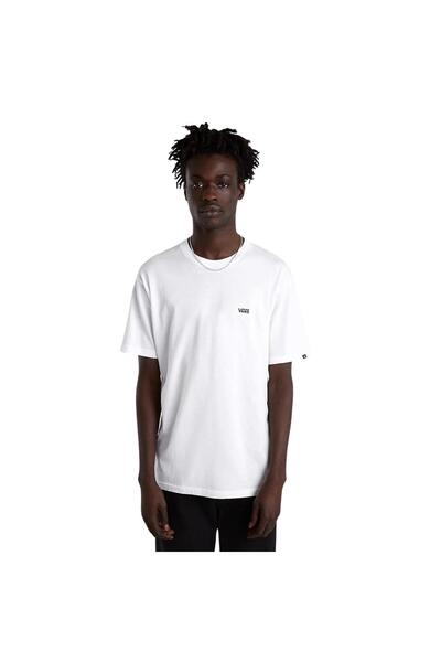 Vans T-shirt με λογότυπο Mn αριστερό στήθος Siyah Beyaz Erkek