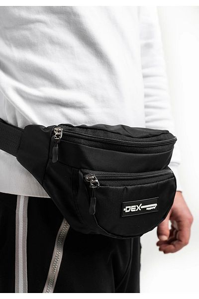 Dex Supports Unisex Waist Bag - 2 Compartments Waterproof Shoulder Bag