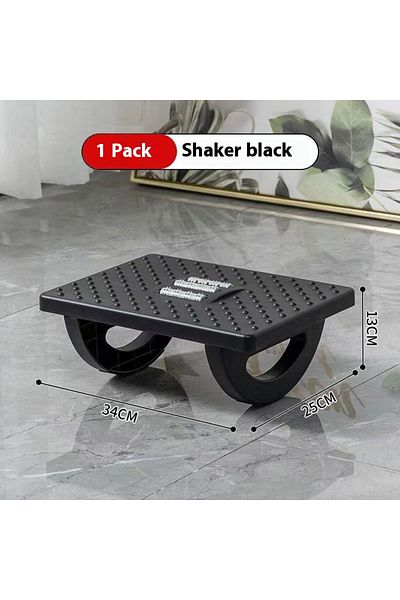 Choice black Portability Foot Rest Under Desk Footrest Ergonomic Foot Stool With Massage Rollers Foot Rest