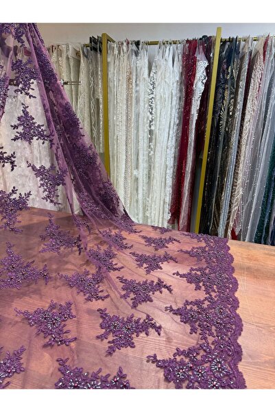 Metroteks Tekstil Metroteks Lüks Pul ve Taş İşlemeli Gelinlik, Nişanlık Ve Ab...