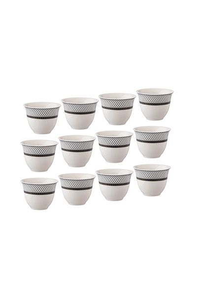 Dania 12-piece Saudi porcelain coffee cup set