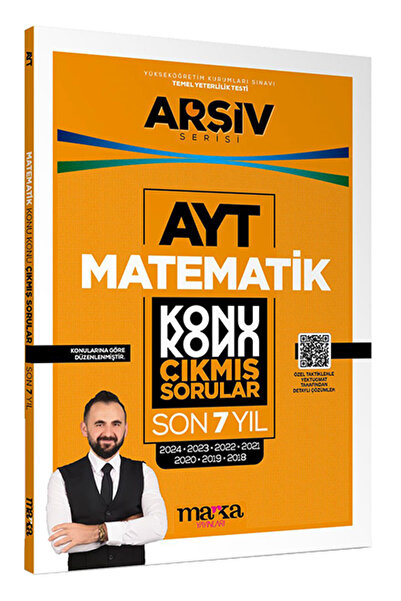 Marka Yayınları AYT Matematik Geometri Konu Konu Çıkmış Sorular Tamamı Çözüml...