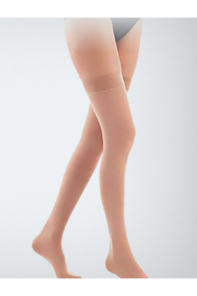 Luxor Çorabı Orta Basınçlı Diz Üstü Kapalı Burun Ten No:1 (811)