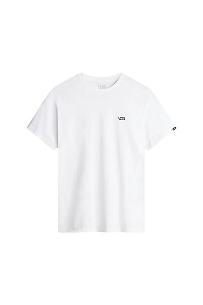 Vans Mn Left Chest Logo Tričko Černobílé pánské tričko