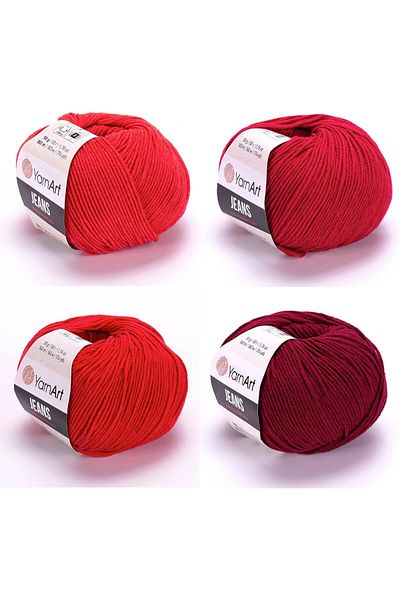 Yarnart 4 Jeans (26 - 90 - 51 - 66) Mixed Color Amigurumi Knitting Yarn