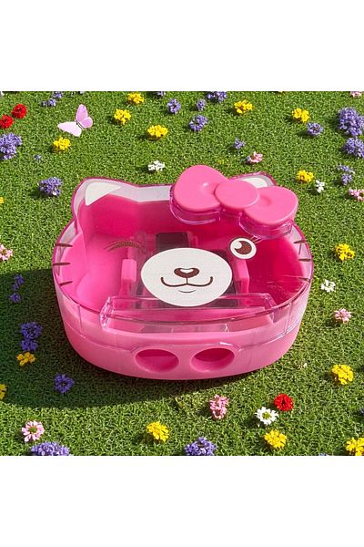 Polin Cute Kitty Double Blade Cat Pencil Sharpener