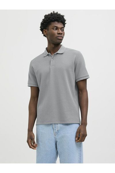 Jack & Jones Men's Gray Polo T-Shirt 12268130   - Ultimateg