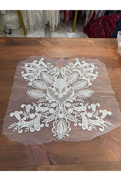 Metroteks Tekstil Metroteks Lüks Pul ve Taş İşlemeli Gelinlik, Nişanlık Ve Ab...