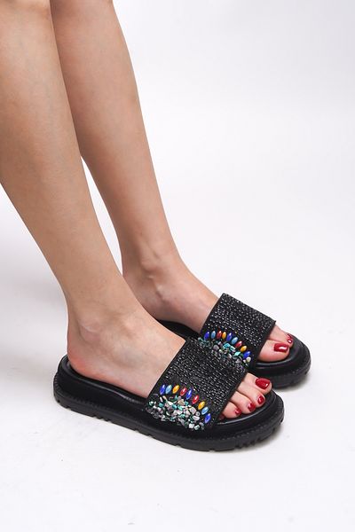 Riccon Papuci Qhadorha pentru femei 0012697   Negru