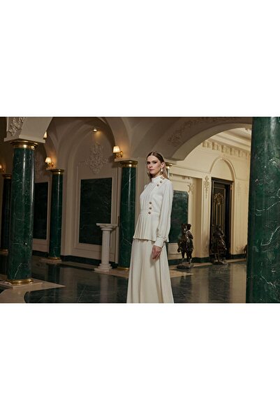 JAMİLATASARİM Jamila Sarah Suher Suit with Crepe Fabric Skirt
