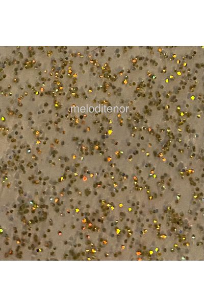 polset Gold Glitter Thin Transparent Pvc Round Oilcloth Table Cloth (Simles Are Preslid between Two Transparent Oilcloth)