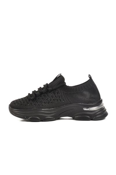 WALKWAY Black Knitwear Lightweight Women's Sports Shoes Lexa 130 g