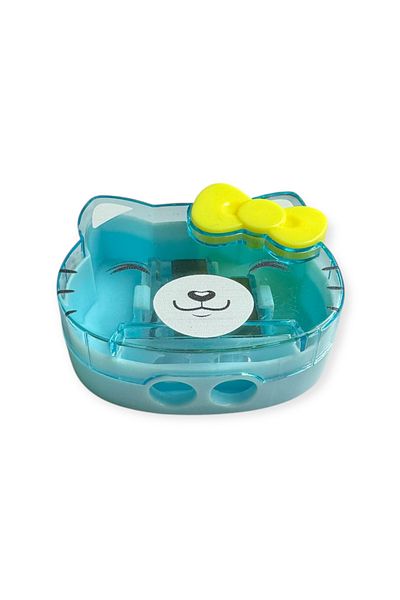Polin Cute Kitty Double Blade Cat Pencil Sharpener