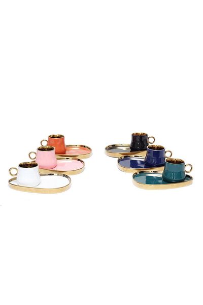 Lotus Coffee Set with Colorful Presentation 1021/451
