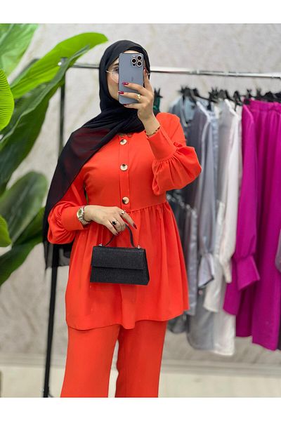 Zümrüt 1744 Model Roba Tunic and Pants Set