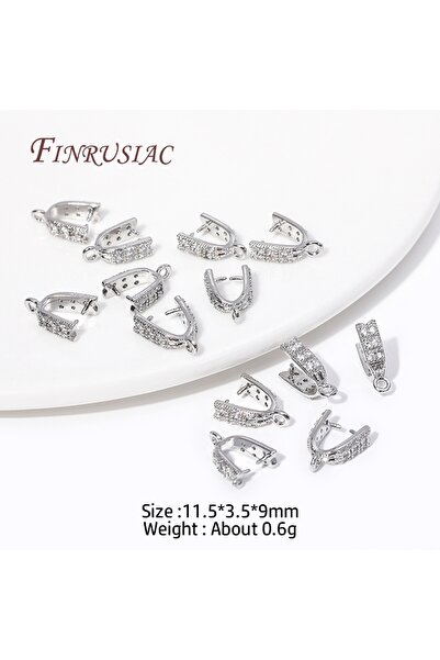 Choice 5 قطع من المشابك متعددة الأنواع مطلية بالروديوم مطلية بالذهب عيار 18 ق...