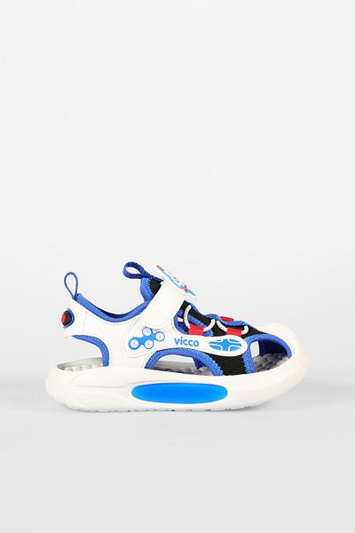 Vicco Rocket Boy's Preschool Saks Blue Light Sandals