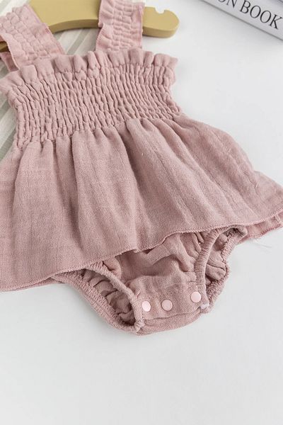 Babymod Muslin 100% Cotton Baby Girl Strappy Summer Dress
