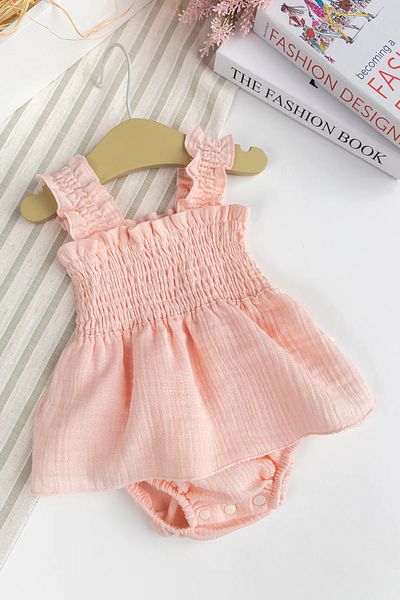 Babymod Muslin 100% Cotton Baby Girl Strappy Summer Dress