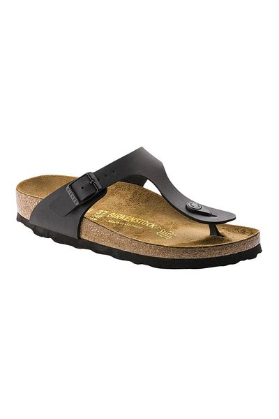 Birkenstock Gizeh Bf Schwarze Hausschuhe