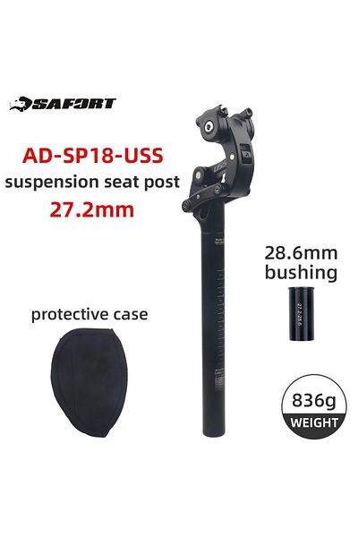 Choice 27.2 mm-28.6mm Safort MTB Suspension Seatpost 27.2 30.9 31.6mm Mountain Bike Shock Absorber Off-Road
