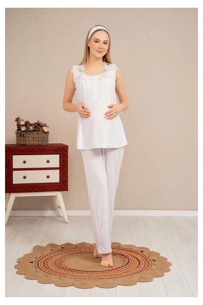 Beruflic Ba-Ha 4521 Maternity Pajamas Set with Dressing Gown