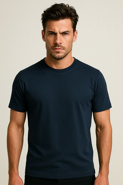 New Balance Ανδρικό αθλητικό μπλουζάκι Mnt3022 Navy Blue