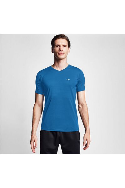 Lescon Tricou cu decolteu în V pentru bărbați - mânecă scurtă, model 24s-1221-24b