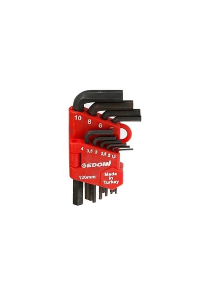 STOREMAX Edoni Black Allen Set - 120 Mm, 10 Pieces