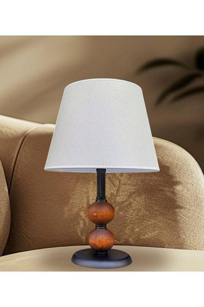 DEDE Black Abahonu Double Ball Wooden Cream Hat
