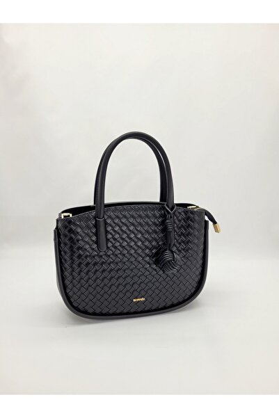 SARACH Bottega model Oval kesim spor ve şık kalıp el ve omuz çantası aksesuarlı