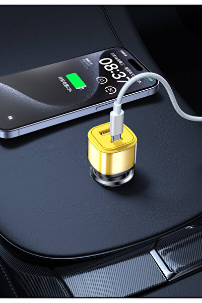 MATECHNO 48W Type-C USB Hızlı Şarj PD Fast Araç Şarj Kiti Araç içi Şarj Aleti Çakmaklık Adaptör