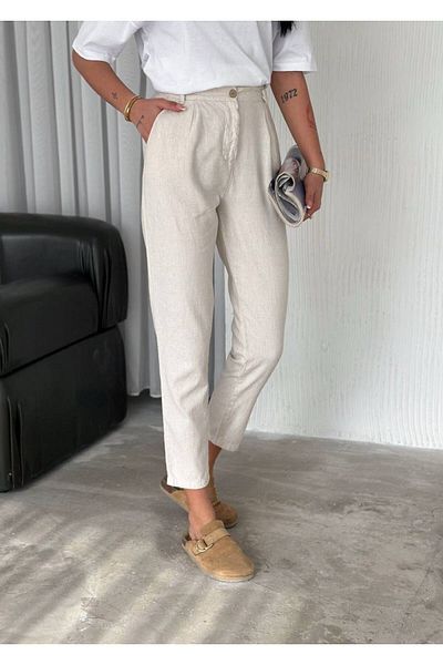 Noa Noa Basic Linen Trousers