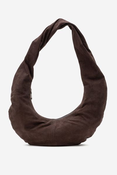 Dericlub Venus Women's Casual Bowl Bag Real Leather Brown