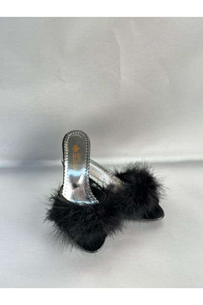 MOD10 Feathered Bride Slippers