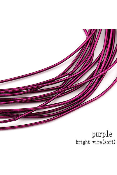 Choice bright wire-purple 10g/lot jewelry accessories Embroidery badge mat,ha...