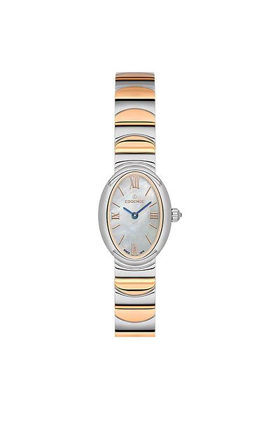 Essence D1235.520 Small Oval Cut Stainless Steel Women Wrist Watch