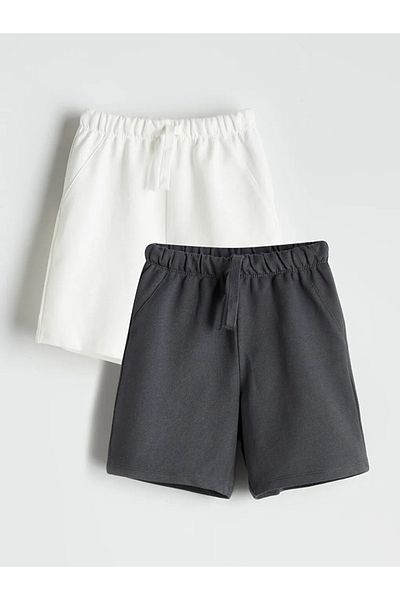LC Waikiki LCW Kids Elastic Waist Boys' Shorts 2-Piece