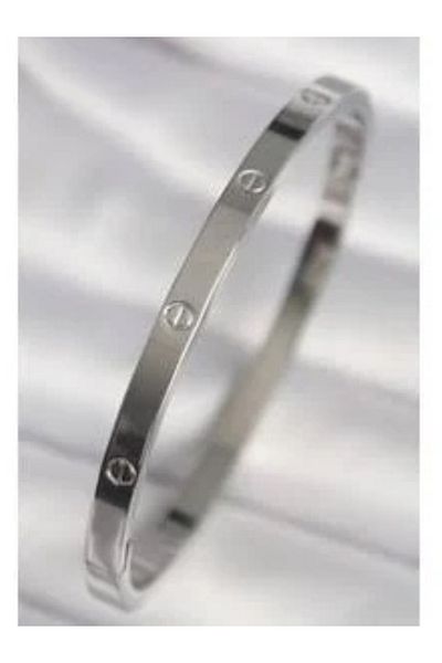 JANRA WORLD Stainless Steel Handcuff Bracelet Gold & Silver Color, Thin Model with or Without Stone