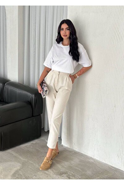 Noa Noa Basic Linen Trousers