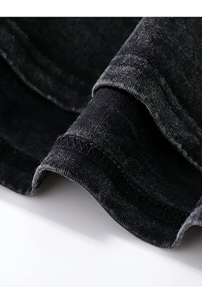 EFFRENATU Cute Pet Colorful Printed Organic Batik Cotton Black Unisex T-Shirt