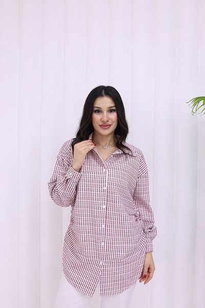 akabe Striped Tie up Shirt