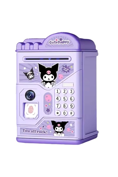 Meyra Accessories Sanrio kromi Kasa Şeklinde Elektronik Şifreli Atm Kasa Kumbara müzikli hediyelik