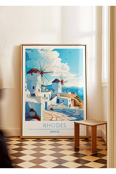 ARTHOUSECOLLECTIVE Rodez poster - Putnički poster - Gradski poster bez okvira...