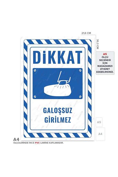 Posterya Ul02801-A4 - No Entry Warning Sign Without Overshoe (21,6×30,3cm)