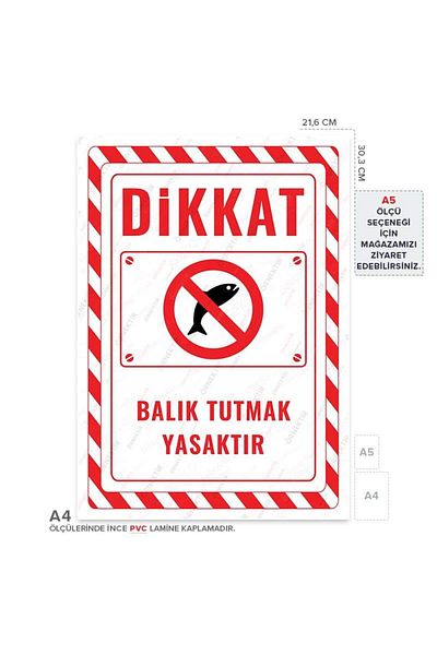 Posterya Ul02659-A4 - Fishing Prohibited Warning Sign (21.6×30.3cm)