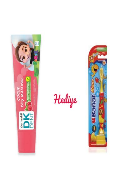 Dermokil Veganski Dk Dent Children's Toothpaste 50ml + Minno Brush
